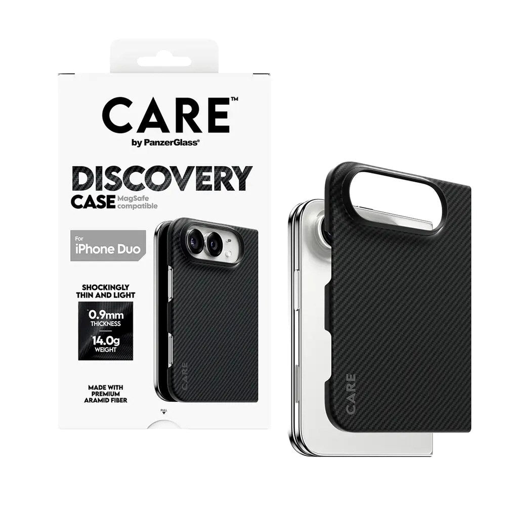 CARE by PanzerGlass iPhone Duo Crossfire Mobil Cover - MagSafe Kompatibel - Sort