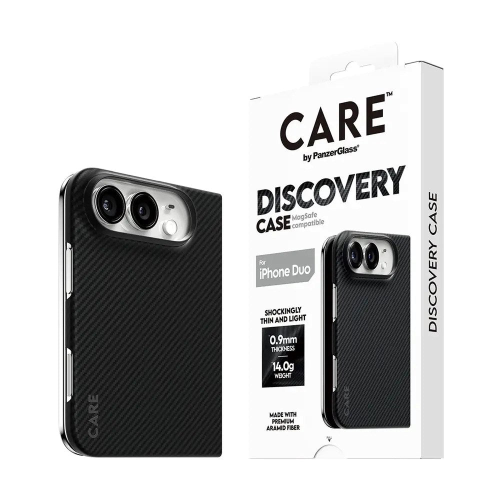 CARE by PanzerGlass iPhone Duo Crossfire Mobil Cover - MagSafe Kompatibel - Sort