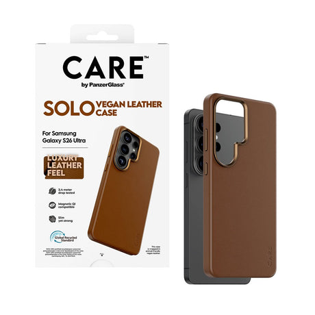 Samsung Galaxy S26 Ultra CARE by PanzerGlass SOLO Cover - Brun