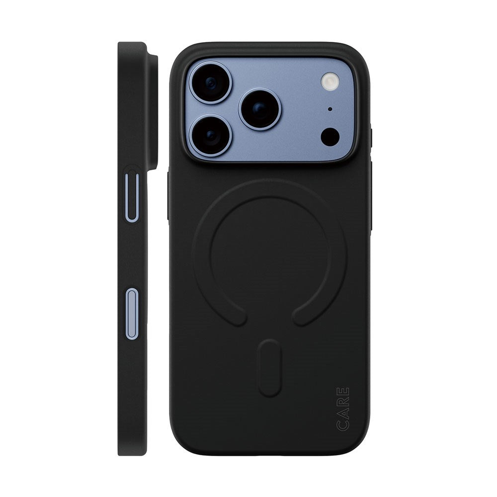 iPhone 18 Pro / 17 Pro CARE by PanzerGlass SL1M Cover - MagSafe Kompatibel - Sort