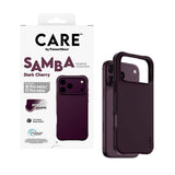iPhone 18 Pro Max  / 17 Pro Max CARE by PanzerGlass Fashionable Samba Mobil Cover - MagSafe Kompatibel - Dark Cherry
