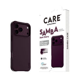 iPhone 18 Pro Max  / 17 Pro Max CARE by PanzerGlass Fashionable Samba Mobil Cover - MagSafe Kompatibel - Dark Cherry