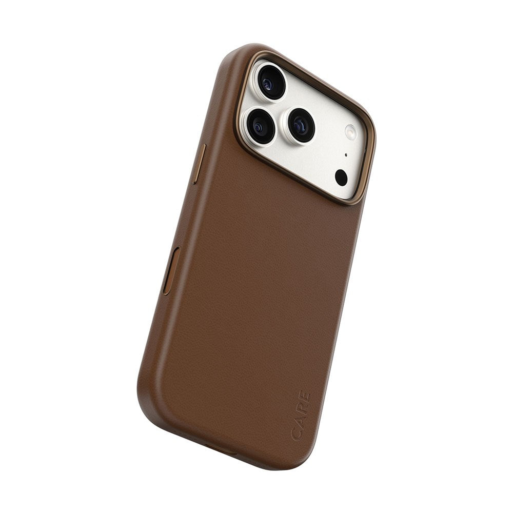 iPhone 18 Pro / 17 Pro CARE by PanzerGlass SOLO Cover - MagSafe Kompatibel - Brun