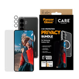 Samsung Galaxy S26+ (Plus) Urban Combat 3-in-1 Privacy Bundle inkl. Cover / Skærmbeskyttelse m. Privacy / Kamerabeskyttelse - Qi Kompatibel - Gennemsigtig