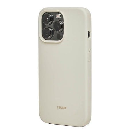 iPhone 13 Pro Trunk Silikone Bagside Cover - Creme