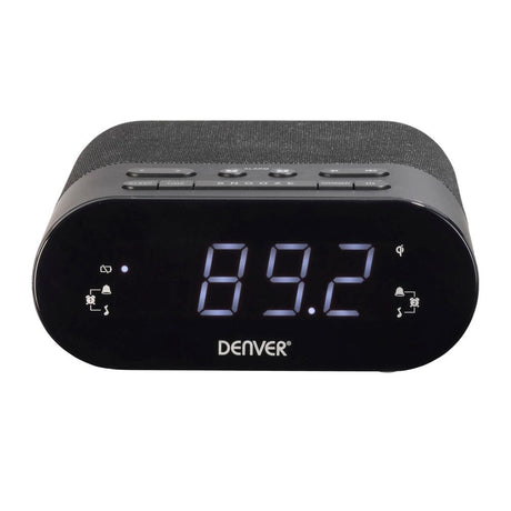 Denver CRQ-107 Radio m. Indbygget Trådløs Opladning & Bluetooth - Sort