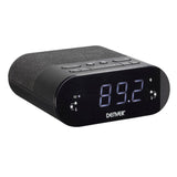Denver CRQ-107 Radio m. Indbygget Trådløs Opladning & Bluetooth - Sort