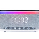 Denver CRQ-225 FM Clockradio m. Indbygget Trådløs Opladning & Bluetooth - Grå