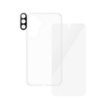 Samsung Galaxy A36 (5G) - CARE by PanzerGlass 3-i-1 FLAGSHIP Bundle - Cover / Skærmbeskyttelse (UWF) / Kamerabeskyttelse - Gennemsigtig