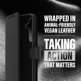 CARE by PanzerGlass Samsung Galaxy S25+ (Plus) Feature Tango 2-in-1 Flip Cover m. Pung - Qi Kompatibel - Sort