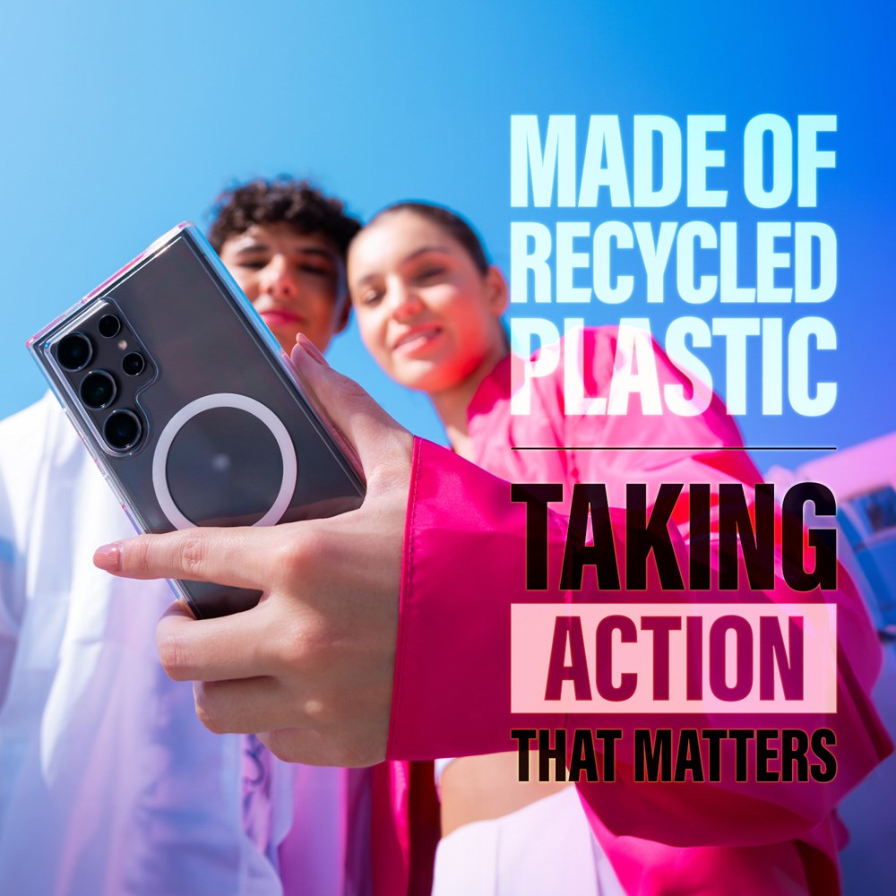 CARE by PanzerGlass Samsung Galaxy S25 FLAGSHIP Urban Combat Cover - Qi Kompatibel - Gennemsigtig / Black