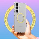 CARE by PanzerGlass Samsung Galaxy S25+ (Plus) FLAGSHIP Urban Combat Cover - Qi Kompatibel - Gennemsigtig / Chardonnay