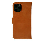 iPhone 12 Pro Max - dbramante1928 Copenhagen Slim Ægte Læder Flip Cover m. Pung - Tan