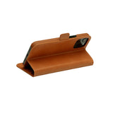 iPhone 12 Pro Max - dbramante1928 Copenhagen Slim Ægte Læder Flip Cover m. Pung - Tan