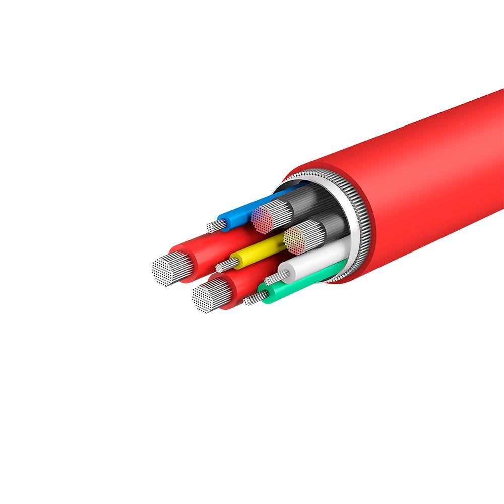 Original OnePlus USB-C til USB-C 12A Data- og Opladerkabel 150W 1m - Rød