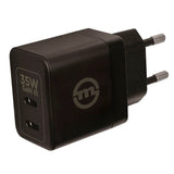 Mobile Origin 35W Super Charger GaN Vægoplader m. 2x USB-C - Sort