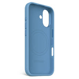 Decoded iPhone 16 AntiMicrobial Silikone Bagside Cover - MagSafe Kompatibel - Air Blue