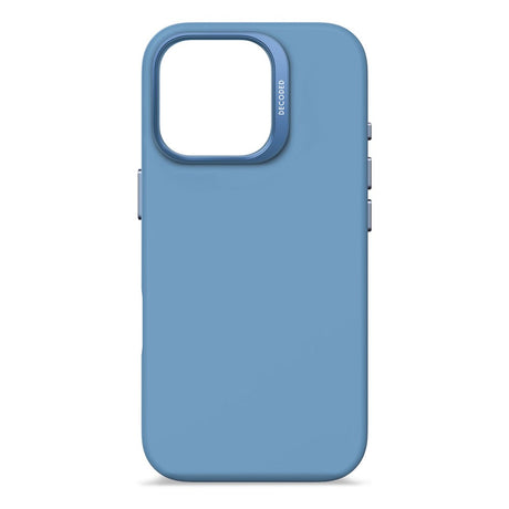 Decoded iPhone 16 Pro AntiMicrobial Silikone Bagside Cover - MagSafe Kompatibel - Air Blue