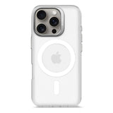 Decoded iPhone 16 Pro Clear Bagside Cover - 100% Genbrugsplast - MagSafe Kompatibel - Gennemsigtig / Mat Hvid