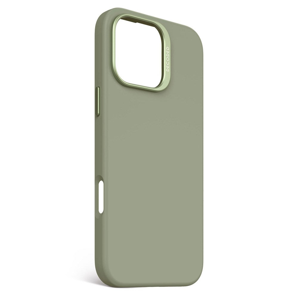 Decoded iPhone 16 Pro Max AntiMicrobial Silikone Bagside Cover - MagSafe Kompatibel - Jade Green