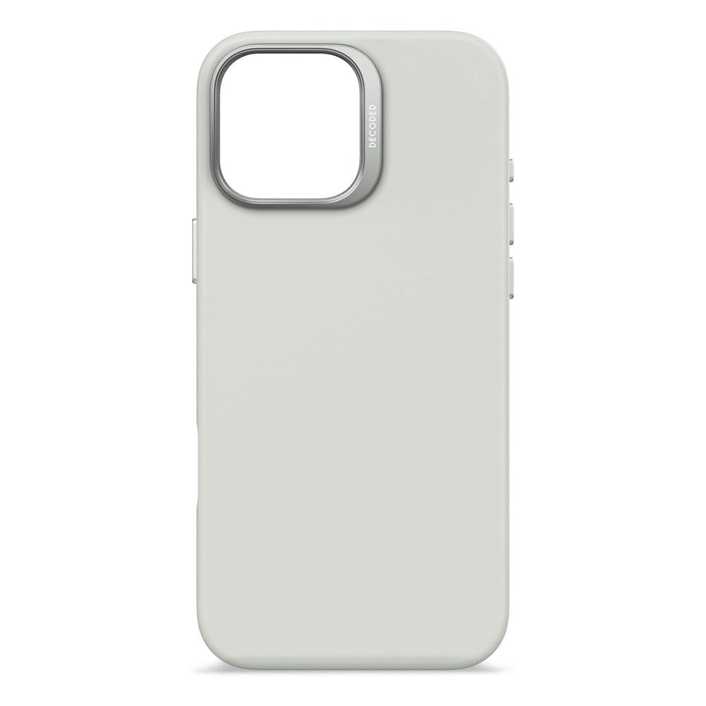 Decoded iPhone 16 Pro Max AntiMicrobial Silikone Bagside Cover - MagSafe Kompatibel - Stone Grey