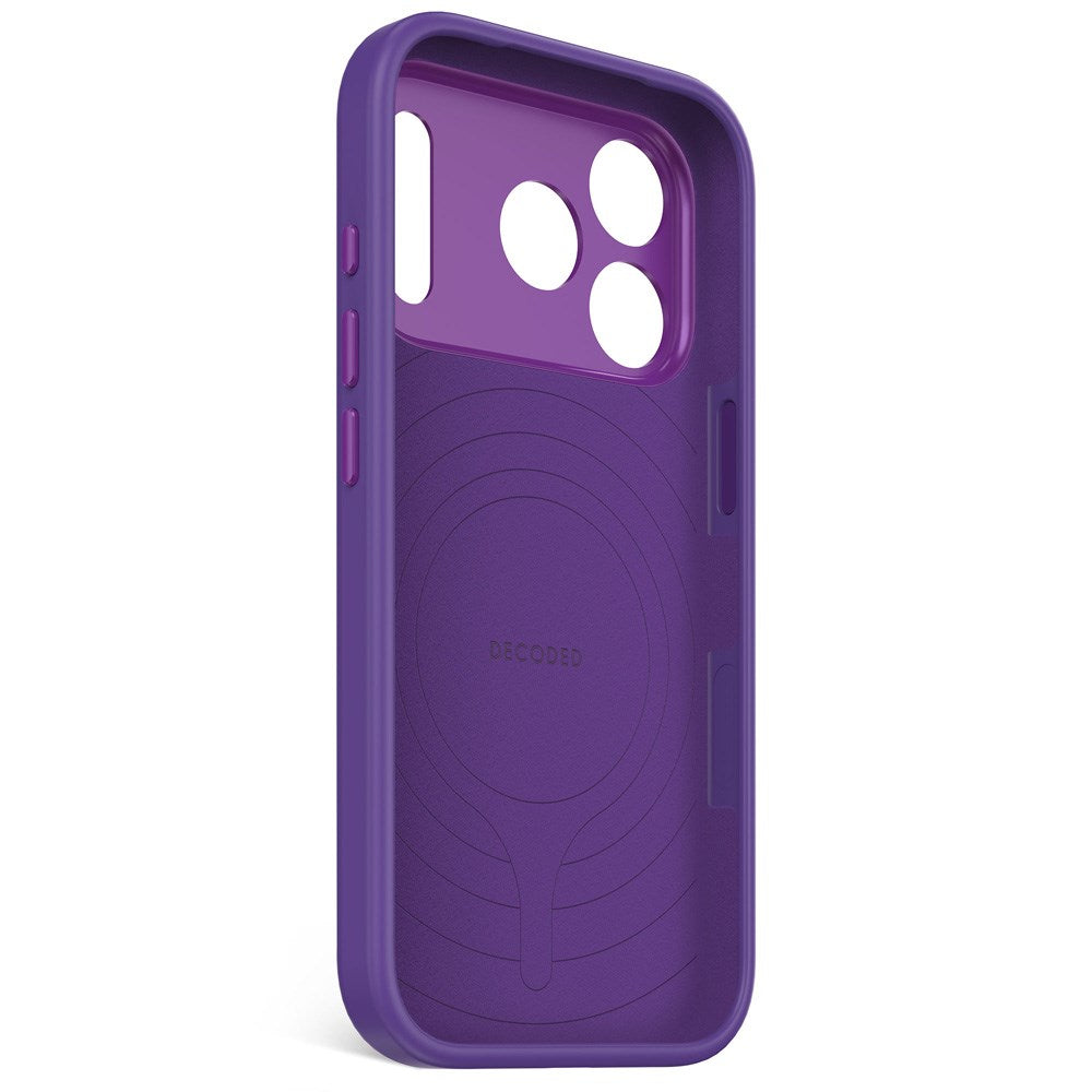 iPhone 17 Pro - Decoded Silikone Cover - MagSafe Kompatibel - Future Dusk