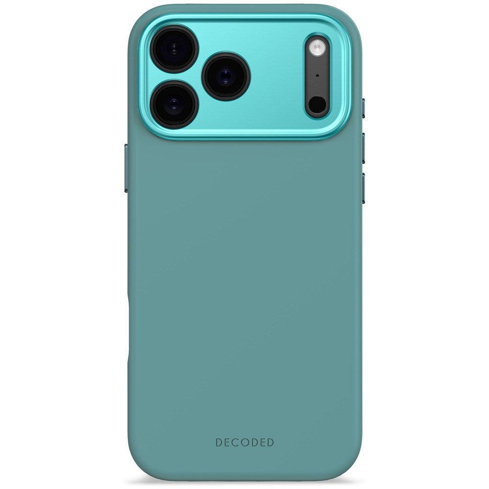 iPhone 17 Pro Max - Decoded Silikone Cover - MagSafe Kompatibel - Retro Blue