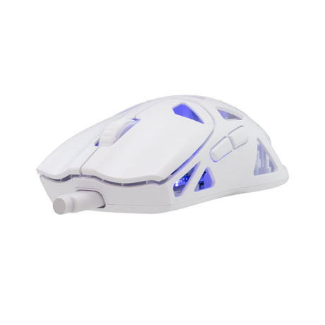 White Shark DAGONET Trådløs 6D / 24000 DPI Gaming Mus - Hvid
