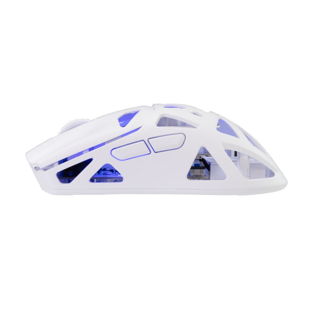 White Shark DAGONET Trådløs 6D / 24000 DPI Gaming Mus - Hvid