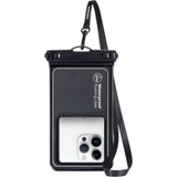 Mobile Origin Universal Waterproof Case Etui - Sort / Gennemsigtig (Maks. Mobil: 6,8")