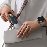 Baseus EnerFill Apple Watch Powerbank 5W - Trådløs Opladning - Indbygget USB-C Kabel - Hvid