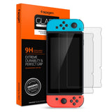 Spigen Glass tR Nintendo Switch Skærmbeskyttelse - 2-Pack - Gennemsigtig