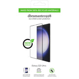 Samsung Galaxy S23 Ultra dbramante1928 Eco-Shield Skærmbeskyttelse m. Installationsramme - Sort Kant