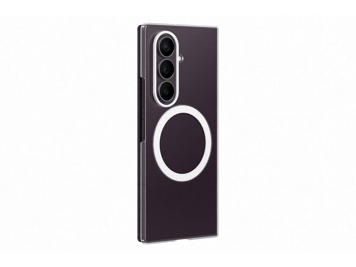 Original Samsung Galaxy Z Fold8 Ultra Cover Clear Magnet Case m. Beskyttelsesfilm - Transparent