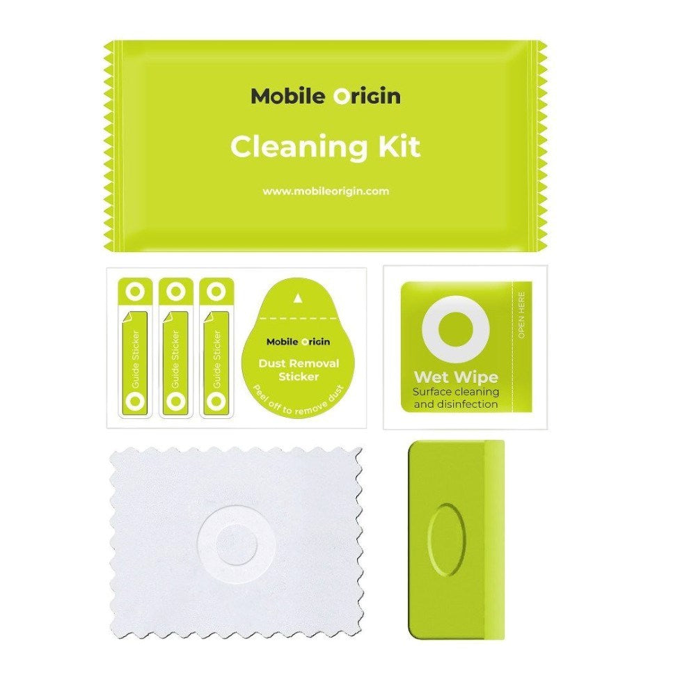 Mobile Origin iPhone 18 Pro EasyGlass Privacy Beskyttelsesglas m. Applicator - Gennemsigtig