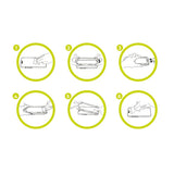 Mobile Origin iPhone 18 Pro EasyGlass Privacy Beskyttelsesglas m. Applicator - Gennemsigtig