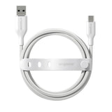 empower by PanzerGlass Racing 1.2m / 60W USB-A til USB-C Kabel - Silver White