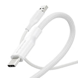 empower by PanzerGlass Racing 1.2m / 60W USB-A til USB-C Kabel - Silver White