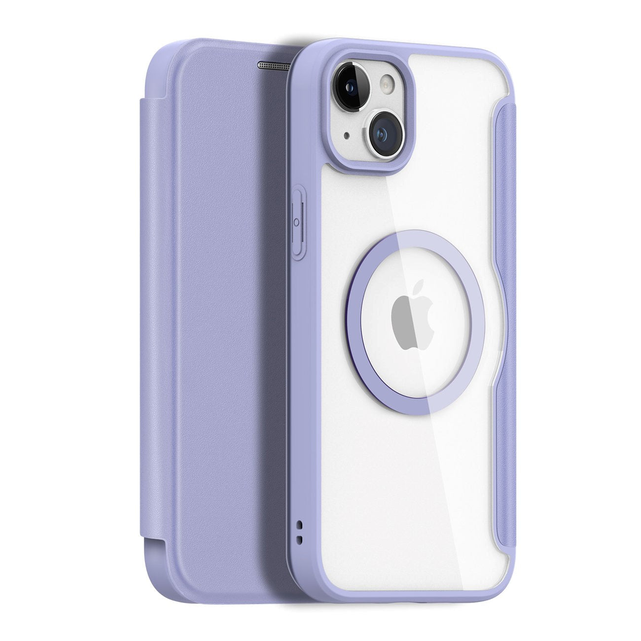 iPhone 15 DUX DUCIS Skin X Pro Series Flip Cover - MagSafe Kompatibel - Lilla