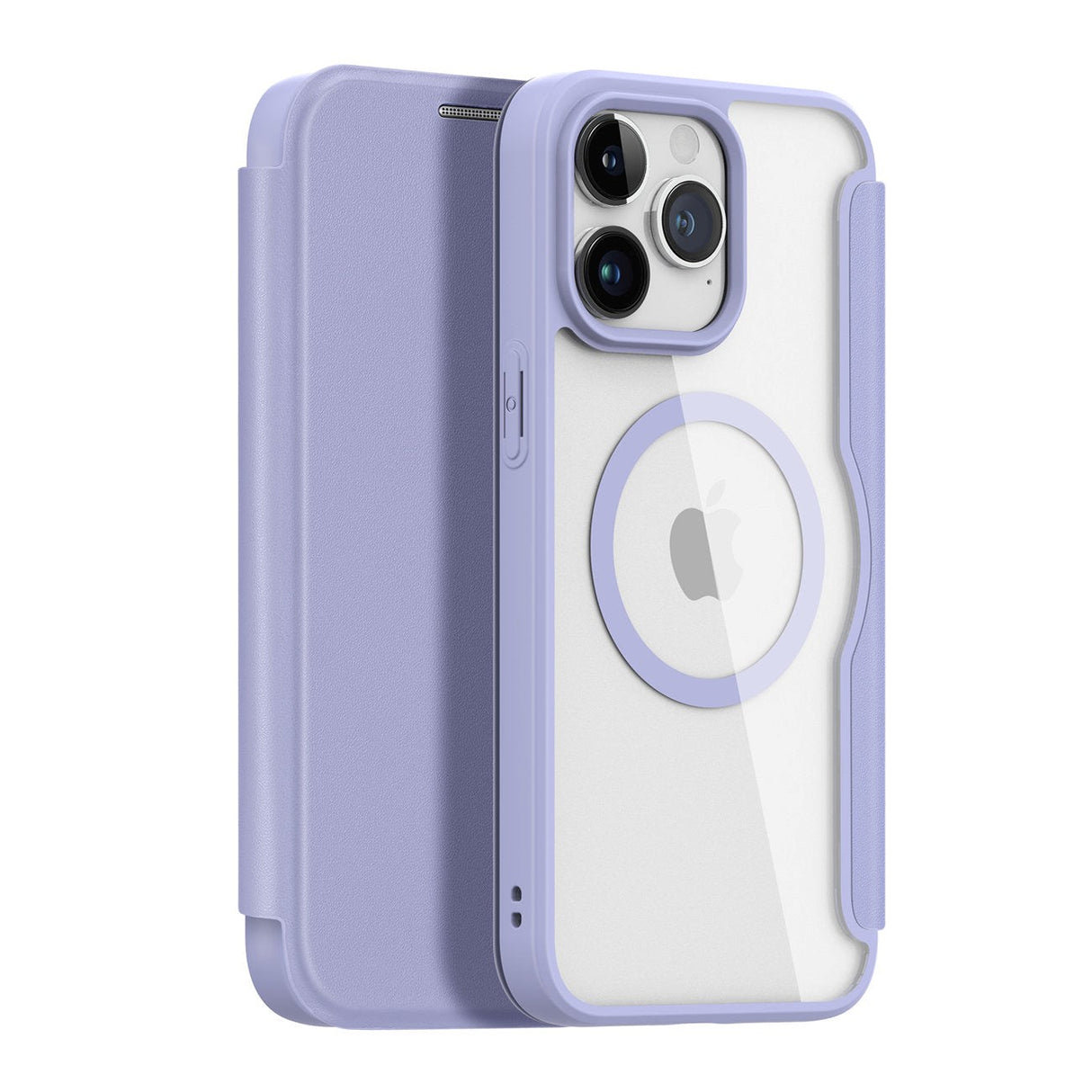 iPhone 15 Pro DUX DUCIS Skin X Pro Series Flip Cover - MagSafe Kompatibel - Lilla