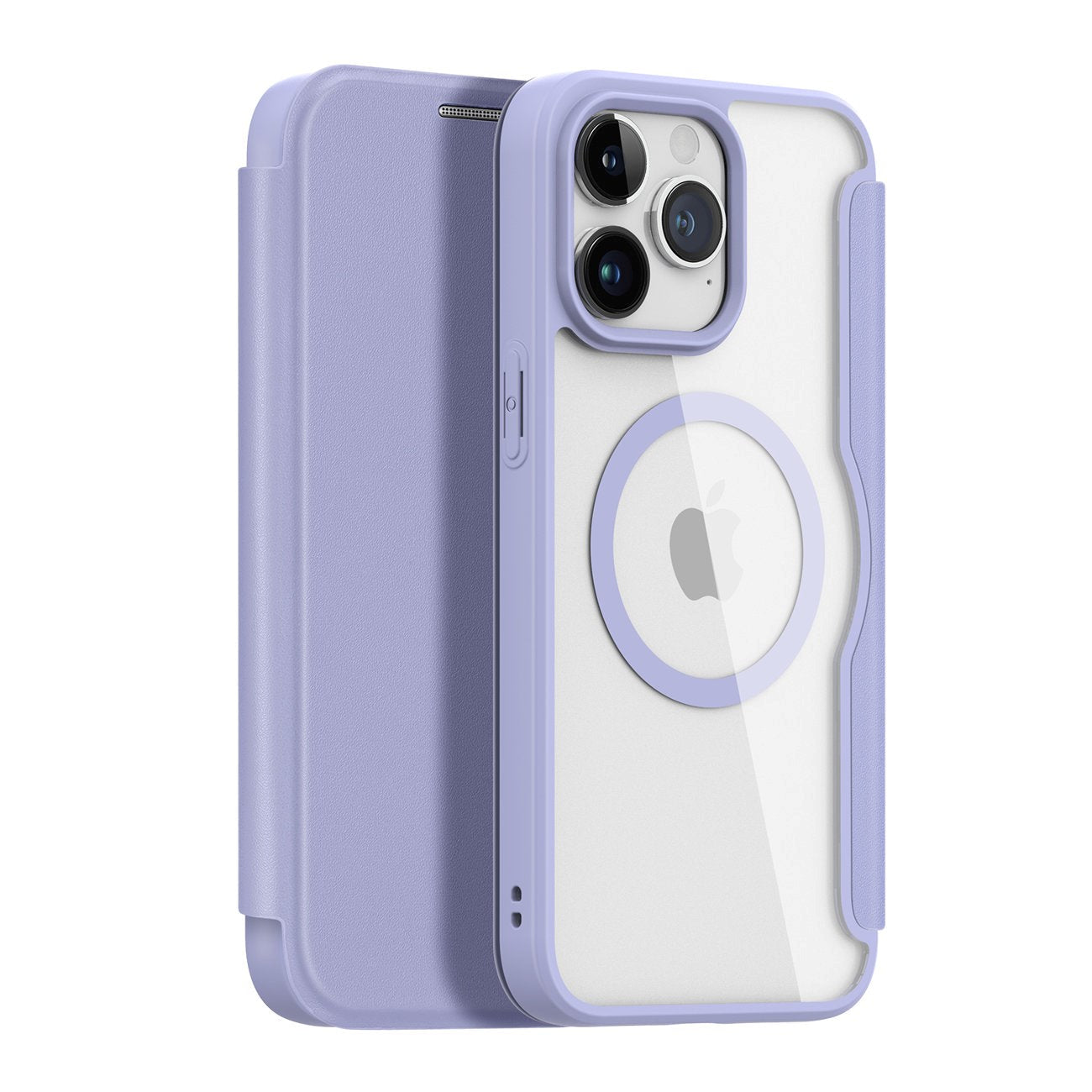 iPhone 15 Pro Max DUX DUCIS Skin X Pro Series Flip Cover - MagSafe Kompatibel - Lilla