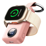 Joyroom JR-WQW01 2000mAh 3W Powerbank til Apple Watch - Pink