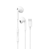 Dudao Stereo In-Ear Headset m. USB-C & Mikrofon - Hvid