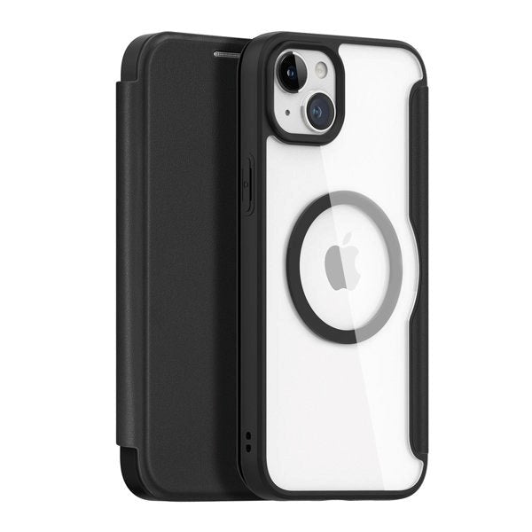 iPhone 15 DUX DUCIS Skin X Pro Series Flip Cover - MagSafe Kompatibel - Sort