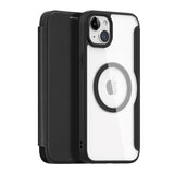 iPhone 15 DUX DUCIS Skin X Pro Series Flip Cover - MagSafe Kompatibel - Sort