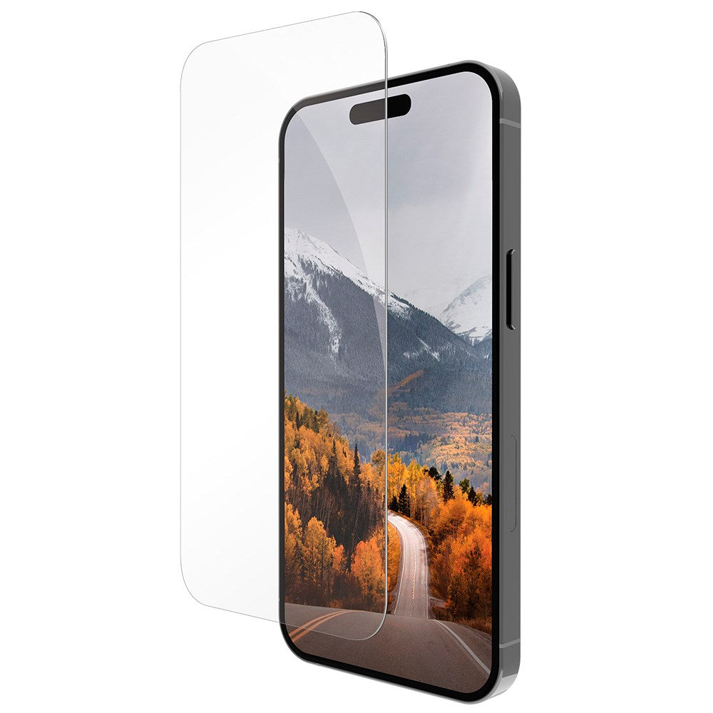 iPhone 16 Plus / 15 Plus dbramante1928 Eco-Protect Glas Skærmbeskyttelse m. Monteringsramme - Case Friendly - Gennemsigtig