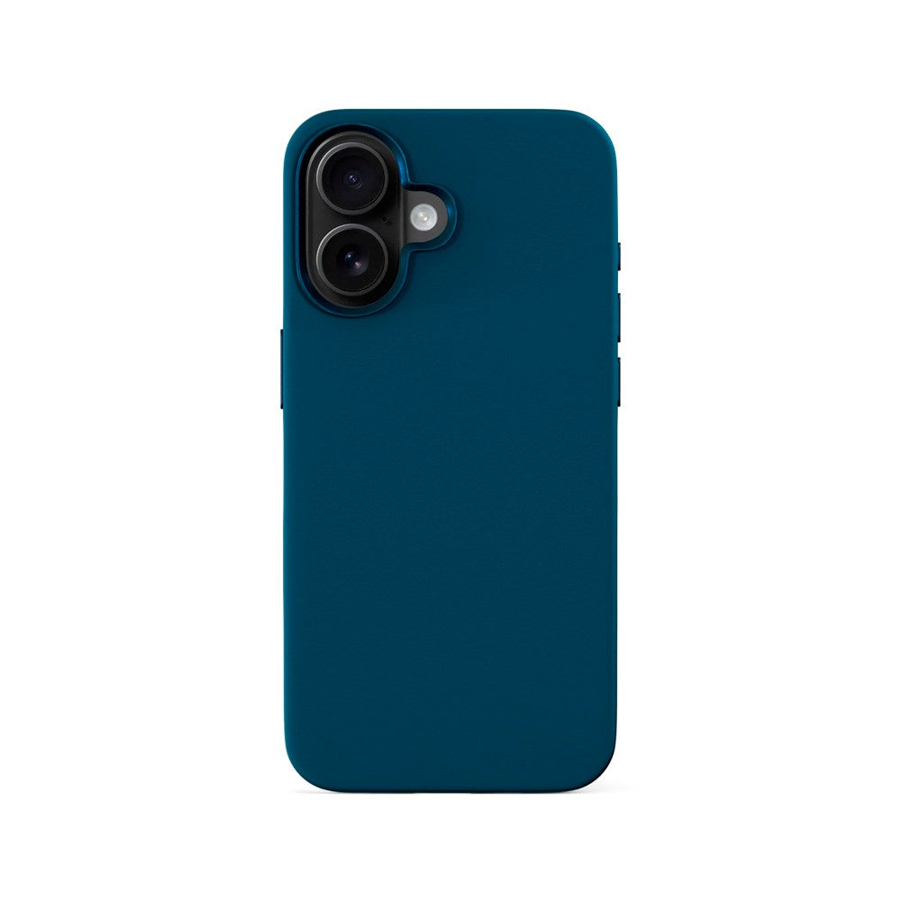 iPhone 16 Plus Epico Mag+ Silikone Bagside Cover - MagSafe Kompatibel - Petrol Blue