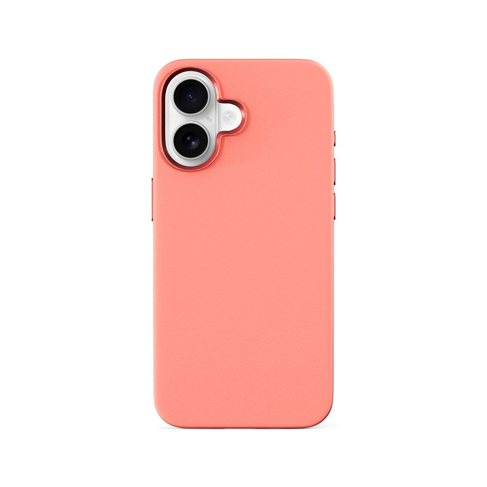 iPhone 16 Plus Epico Mag+ Silikone Bagside Cover - MagSafe Kompatibel - Peach Pink