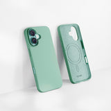 iPhone 16 Plus Epico Mag+ Silikone Bagside Cover - MagSafe Kompatibel - Pastel Turquoise