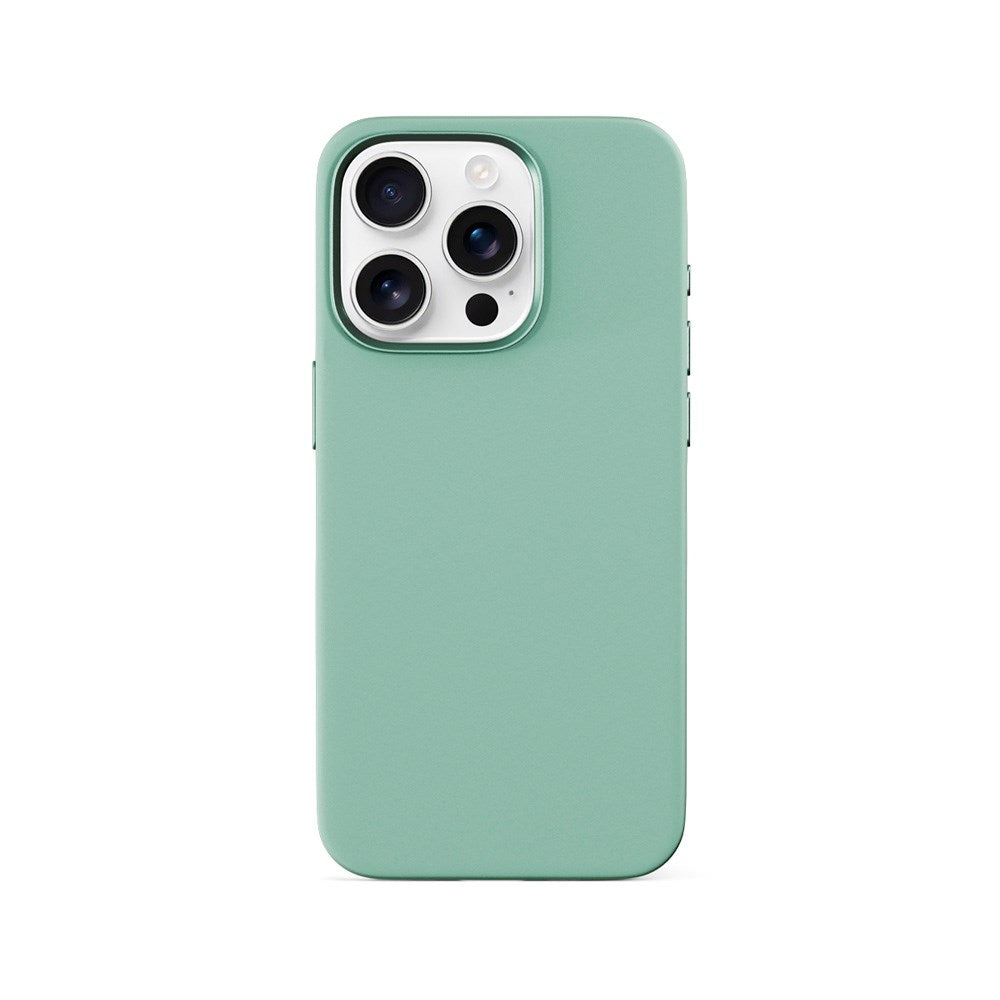 iPhone 16 Pro Epico Mag+ Silikone Bagside Cover - MagSafe Kompatibel - Pastel Turquoise